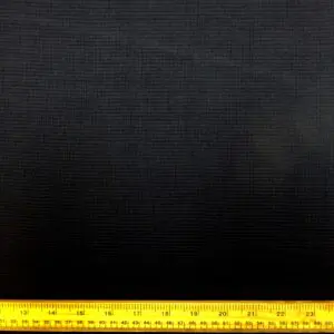 Ribbing Fabric Tubular Square Rib Black