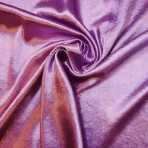 Satin Fabric Embossed Gatsby Flowers Mauve