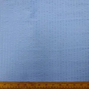 Seersucker Fabric Polycotton Delph Blue