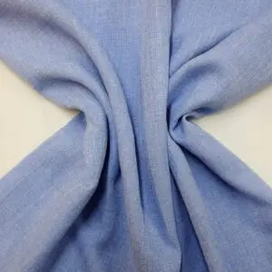 Linen Look Fabric Suiting Ice Range Blue Ice