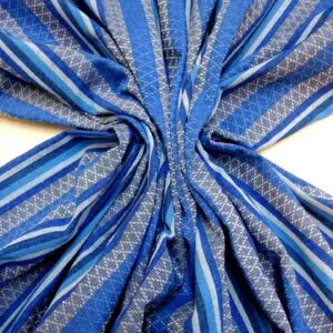 Twill Fabric Woven Festival Magic Blue