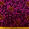 Viscose Fabric Floral Flynn In Purple