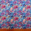 Viscose Fabric Paisley Magic Turquoise Pink Purple