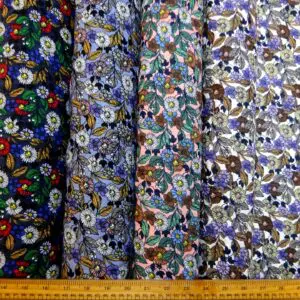 Viscose Fabric Floral Daisy Renegade