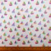 Polyester Cotton Fabric Sail Away Blue Mauve