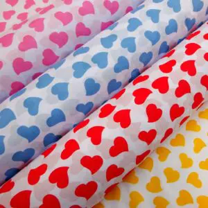 Polyester Cotton Fabric True Hearts