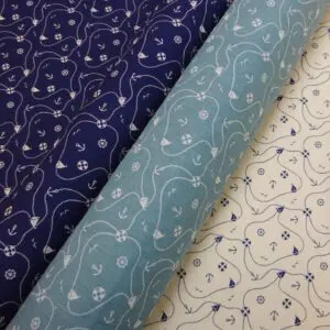 Polyester Cotton Fabric Portsmouth Ahoy