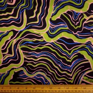 French Cotton Lawn Fabric Soft Finish Pink Earth Lava