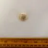 Buttons 22mm Chenille Shanked Gold Code Nat