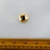 Buttons 22mm Checked Shanked Gold Code Nat