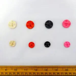 Buttons Flat Flower 2 Hole