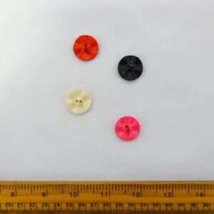 Buttons Flat Flower 2 Hole Large 20mm