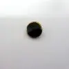 Buttons Black Faceted With Gold Edge 14mm Code Jam