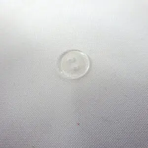Buttons 10mm Clear 2 Hole Flat