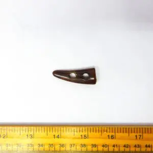 Toggle Buttons Imitation Bone Chestnut Brown