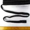 Trimming Braid Black Rattan