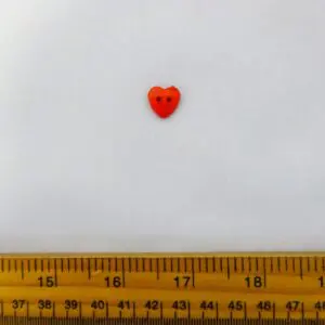 Heart Buttons Small Red