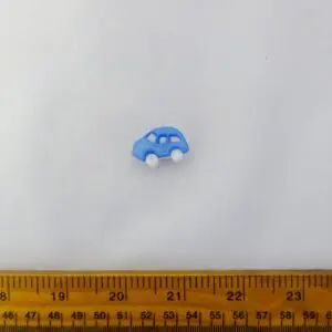 Novelty Buttons Big Blue Car