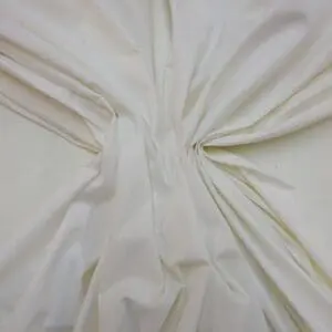 Cotton Fabric Poplin Plain Ivory