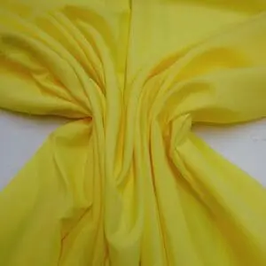 Suiting Fabric Bi Stretch Banqueting Polyester Plain Yellow A
