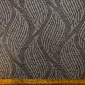 Curtain Fabric Swish Twirl Two Tone Grey