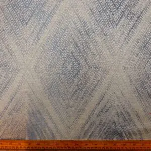 Curtain Fabric Slanted Squares Beige Grey