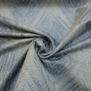 Curtain Fabric Slanted Squares Beige Grey