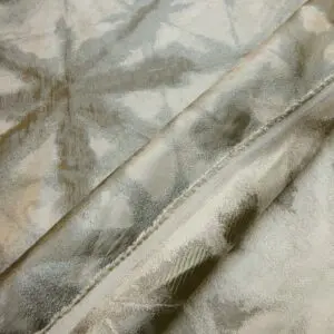 Curtain Fabric Textured Sheen Rorschach Mushroom