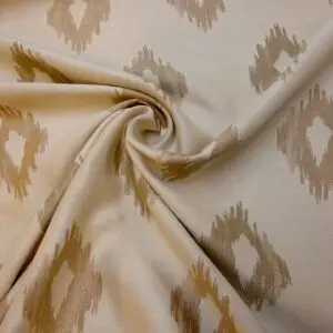 Curtain Fabric Nugget Crisp Ivory Taupe