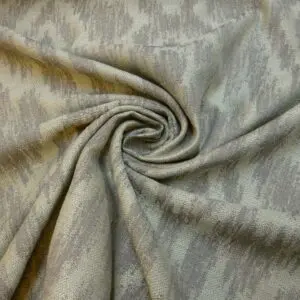 Curtain Fabric Zig Zag Diamond Two Tone Grey