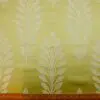 Curtain Fabric Sprigs Eclipse Maize Yellow Ivory