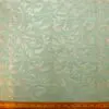 Curtain Fabric Satinized Frothy Ferns Aqua Grey