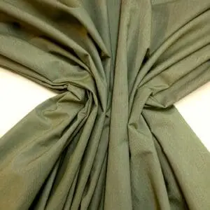 Cotton Fabric Chambray Denim Sage