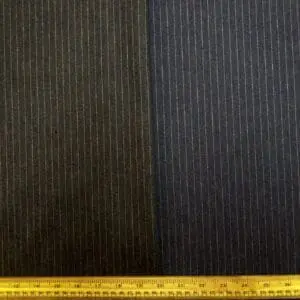 Denim Fabric Stretch Cotton Gold Pin Stripe