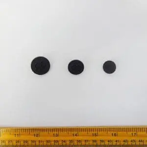 Buttons Climbing Rose Shanked Code Nat Black