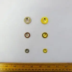 Button Metallic 4 Hole Code 1549