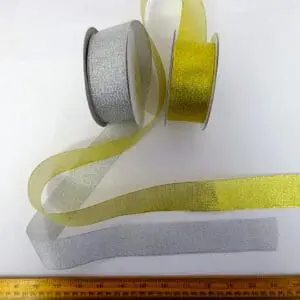 Ribbon 38mm Metallic