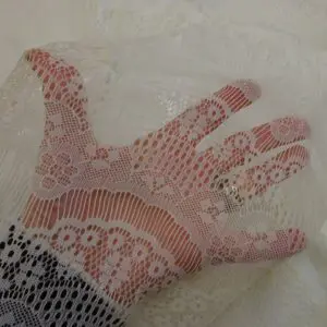 Lace Fabric Vintage Viola Cream