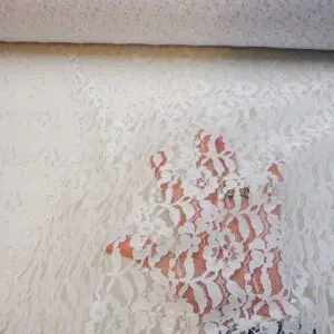 Lace Fabric Corded Maxine And Molly White