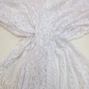 Lace Fabric Corded Maxine And Molly White