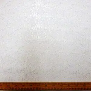 Lace Fabric Scallop Bouquet White