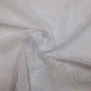 Lace Fabric Scallop Bouquet White