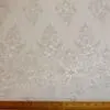 Lace Fabric Bridal Scalloped Sequinned English Snow Drop Ivory