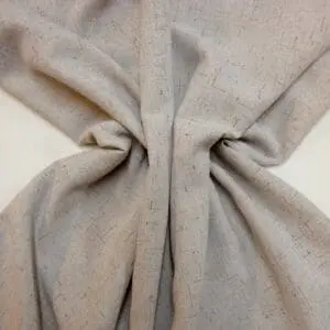 Soft Linen Look Fabric Taupe Fleck Beige