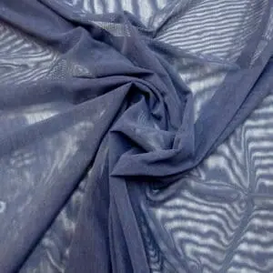 Body Netting Fabric Stretch Plain Navy