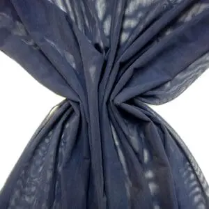 Body Netting Fabric Stretch Plain Navy