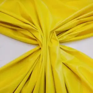Faux Leather Fabric Soft Shammy Daffodil Yellow