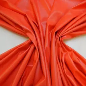 Faux Leather Fabric Soft Shammy Coral