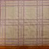 Quilting Fabric Cotton Canvas Plaid Cream Mauve