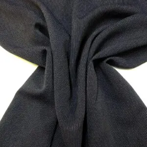 Suiting Fabric Pinny Finny Stripe Navy